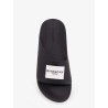 Rubber slide with logo lettering patch
