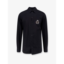 Cotton shirt with iconic logo on the front