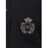 Cotton shirt with iconic logo on the front