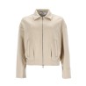 SILK AND COTTON CROP SWEATSHIRT