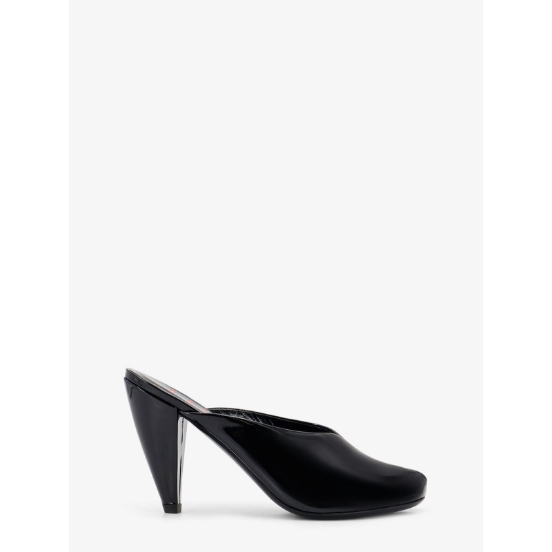 Paw Mule patent leather sandals