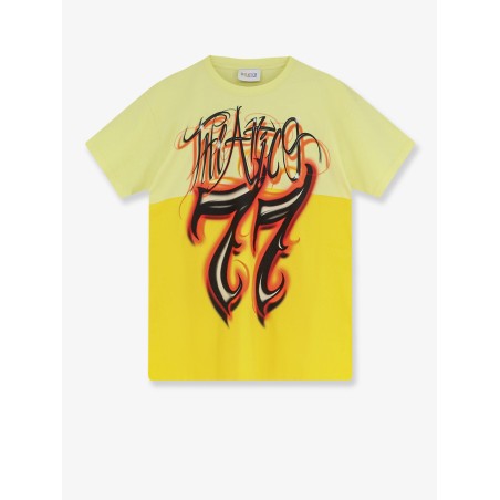 Cotton T-shirt with front logo print