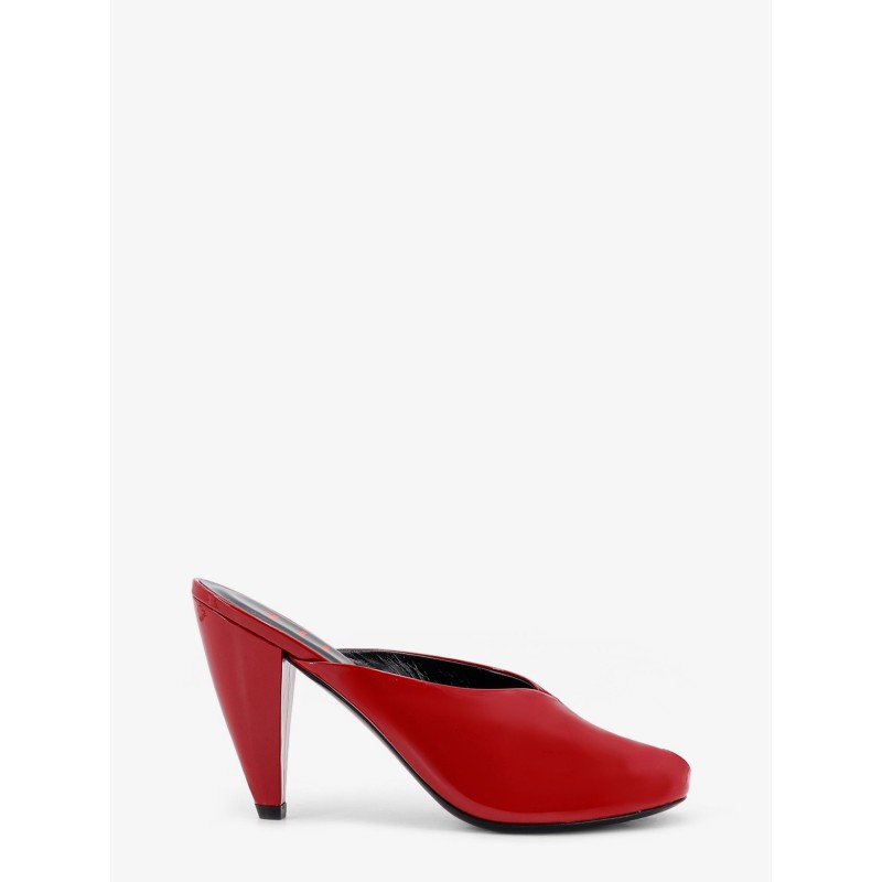 Paw Mule patent leather sandals