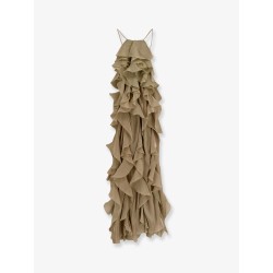 Long dress with ruffles