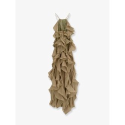 Long dress with ruffles