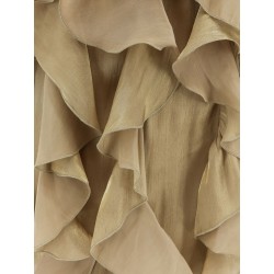 Long dress with ruffles