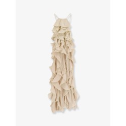 Long dress with ruffles