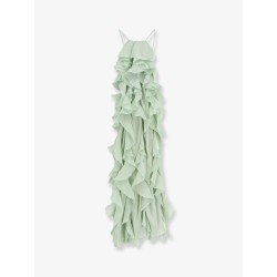 Long dress with ruffles