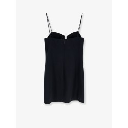 Cutaway Satin Mini Dress