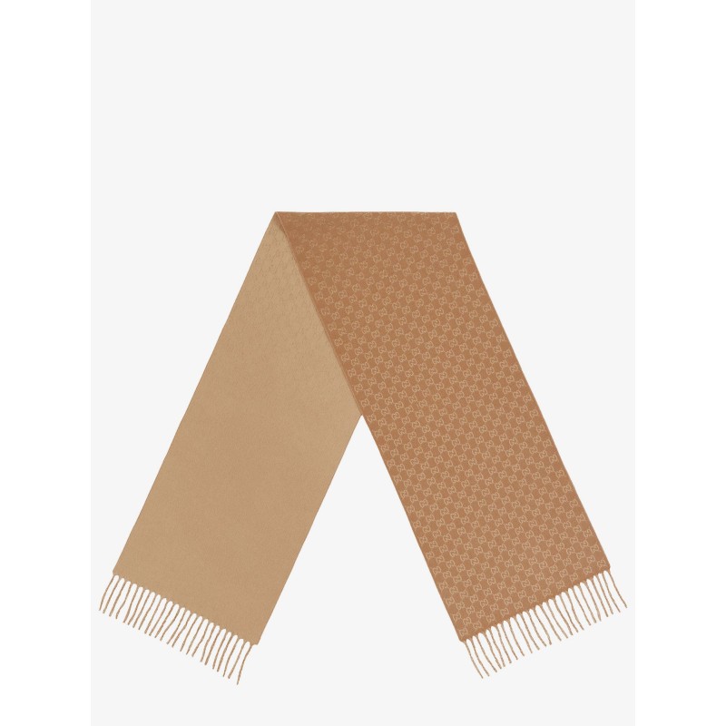 GG wool and cashmere scarf