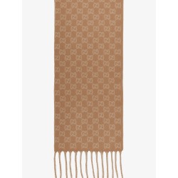 GG wool and cashmere scarf