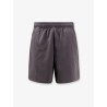 Nylon Bermuda shorts with embroidered logo on the back