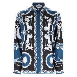 CAMICIA IN SETA STAMPATA