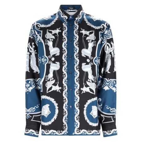 CAMICIA IN SETA STAMPATA