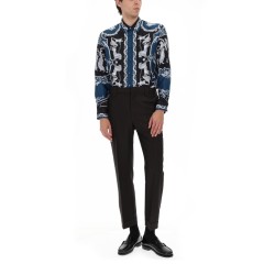 CAMICIA IN SETA STAMPATA