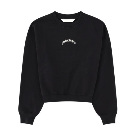 FELPA CROP CON LOGO