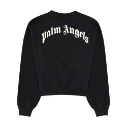 FELPA CROP CON LOGO