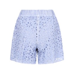 SHORTS CON MOTIVO TRAFORATO