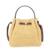 BORSA "ROMY" A SECCHIELLO IN PAGLIA