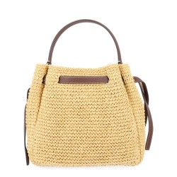 BORSA "ROMY" A SECCHIELLO IN PAGLIA
