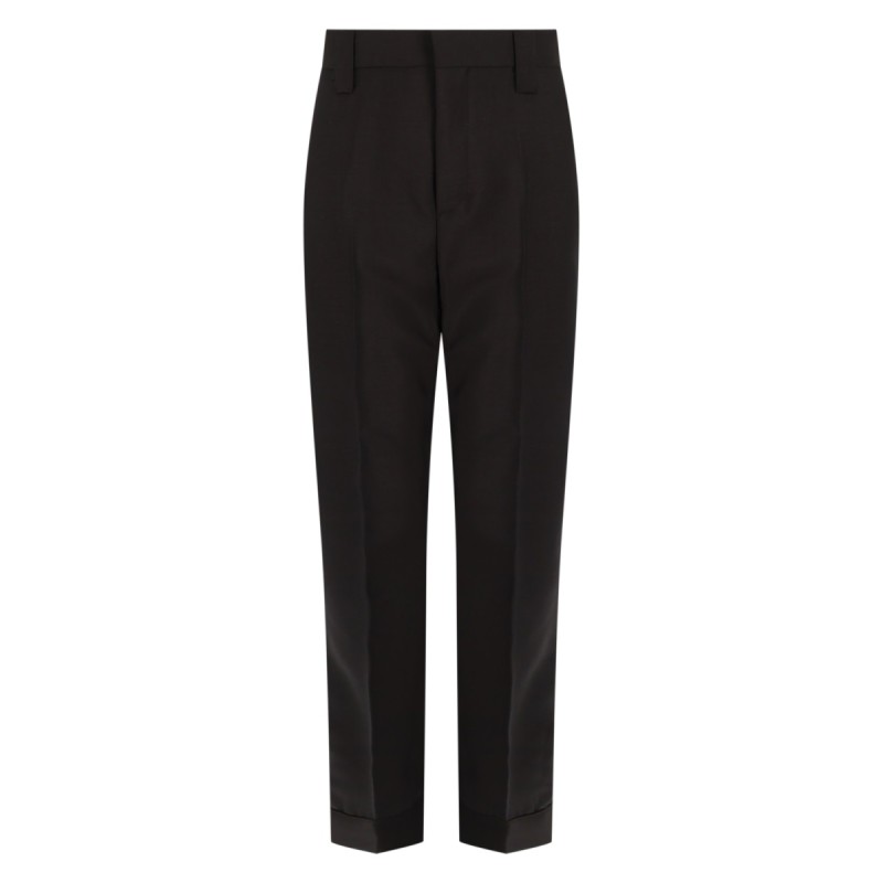 PANTALONE IN LANA E MOHAIR