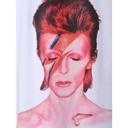 T-SHIRT CON LOGO E STAMPA BOWIE