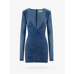 Draped fabric dress