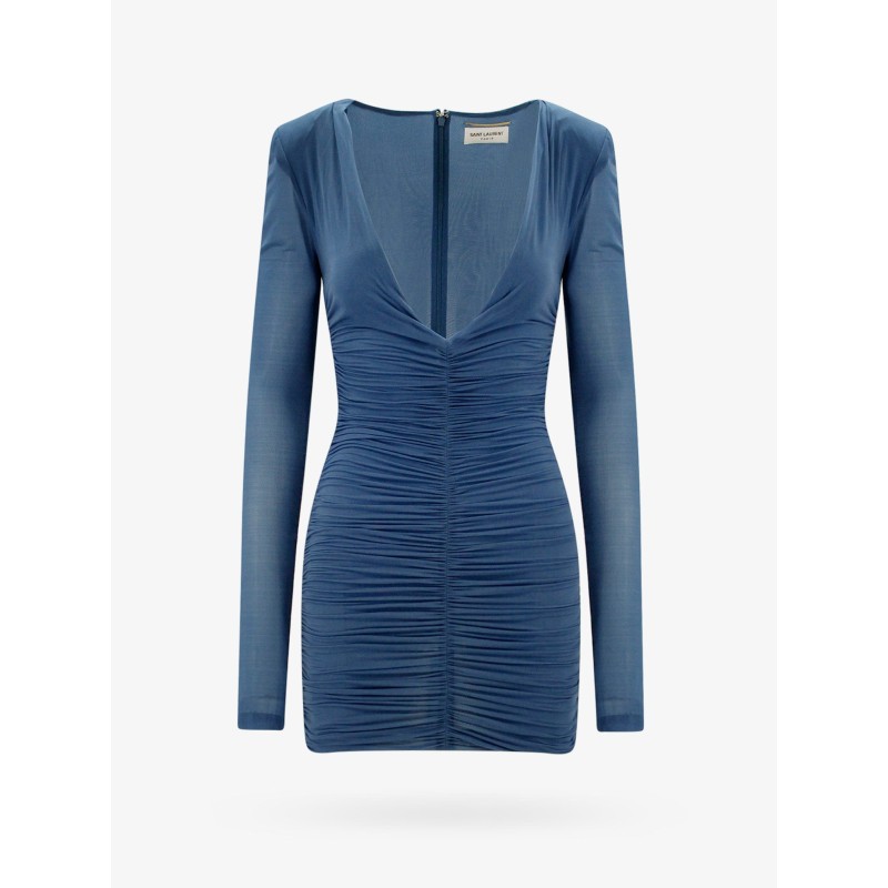 Draped fabric dress