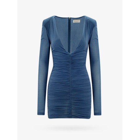 Draped fabric dress