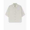 Linen and viscose shirt