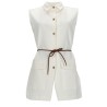 GILET CON CINTURA