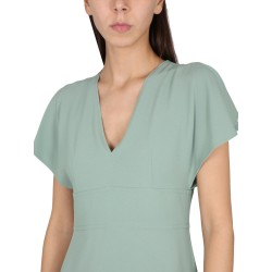V-NECK DRESS