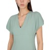 V-NECK DRESS