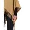 REVERSIBLE CHECK WOOL CAPE