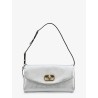 DeVain laminated leather shoulder bag