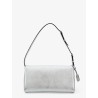 DeVain laminated leather shoulder bag