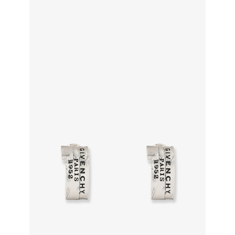 Givenchy Tape earrings in metal and enamel
