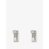 Givenchy Tape earrings in metal and enamel