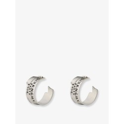 Givenchy Tape earrings in metal and enamel