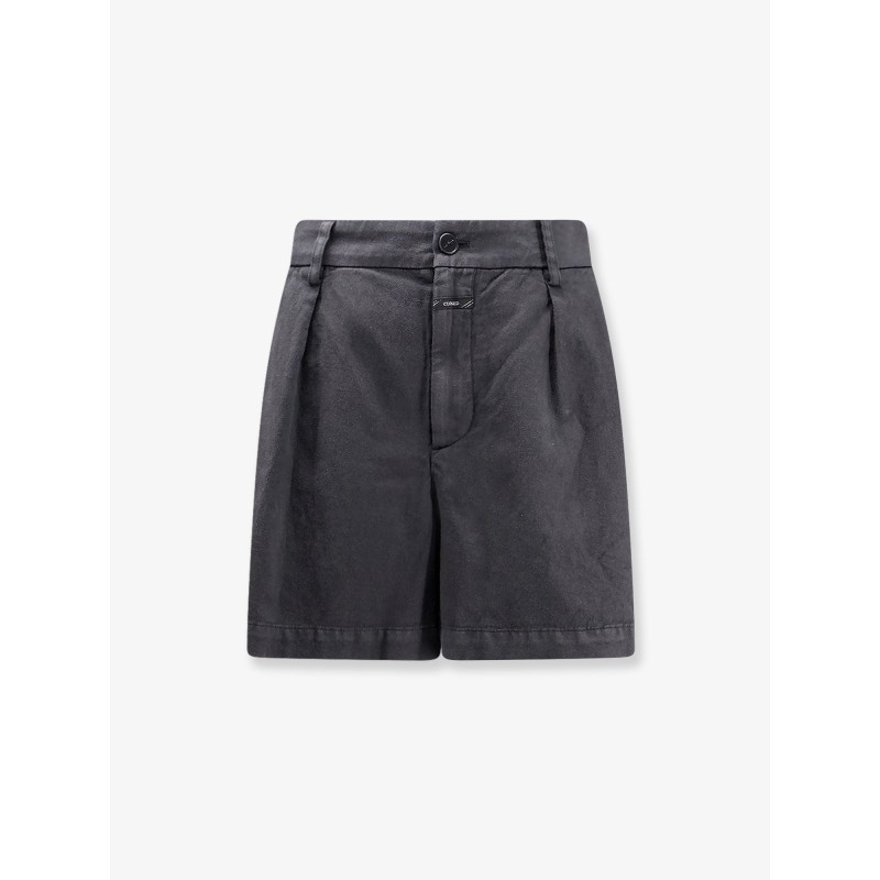 Fevyl cotton and linen blend shorts