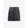 Fevyl cotton and linen blend shorts