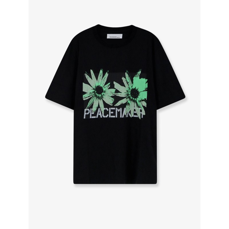 Cotton T-shirt with floral print