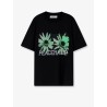 Cotton T-shirt with floral print
