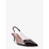 Le Coeur PVC and leather pumps