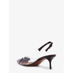 Le Coeur PVC and leather pumps