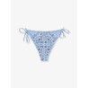 Virgo bikini bottoms with paisley print