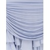Gathered jersey mini dress