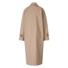 DOUBLE-BREASTED COTTON TRENCH COAT