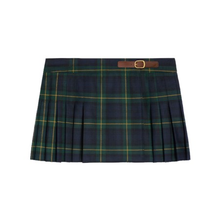WOOL MINI SKIRT