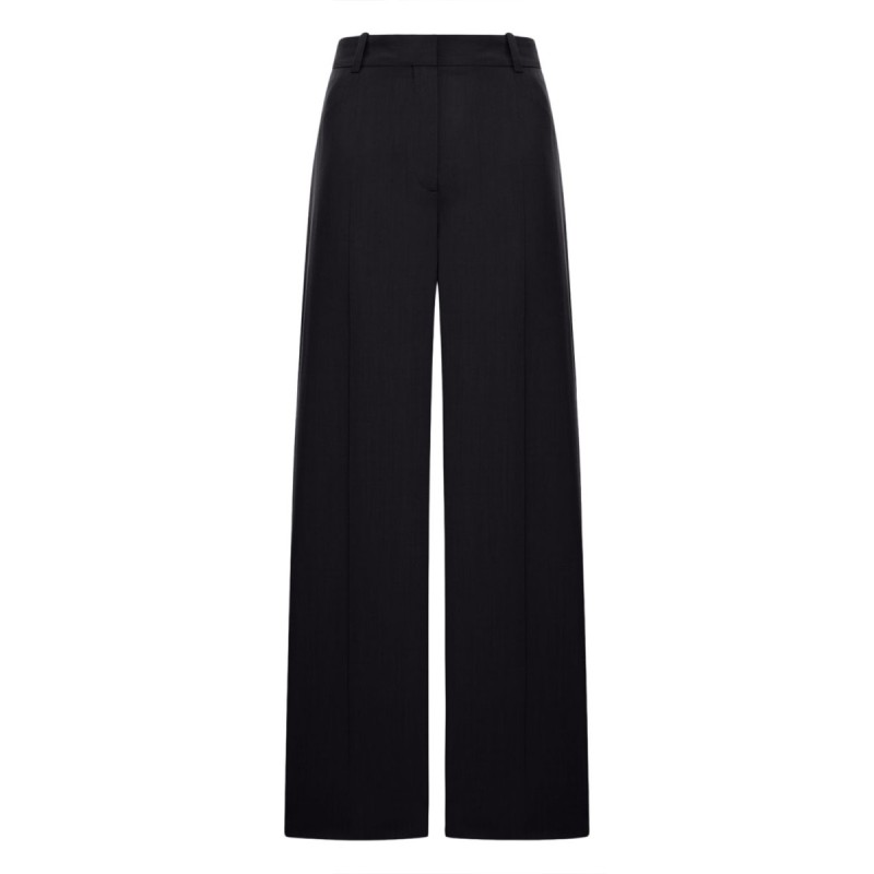 WOOL BLEND TAILORED PANTS